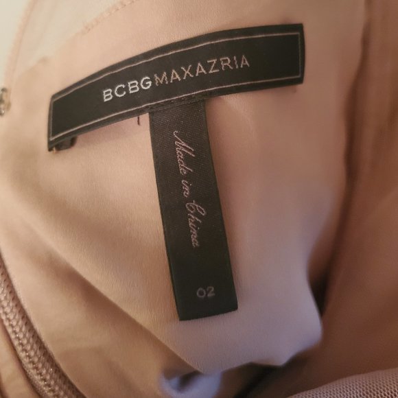 BCBG Nude Floral Dress - Picture 3 of 4